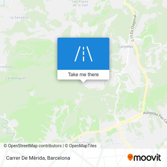 Carrer De Mèrida map