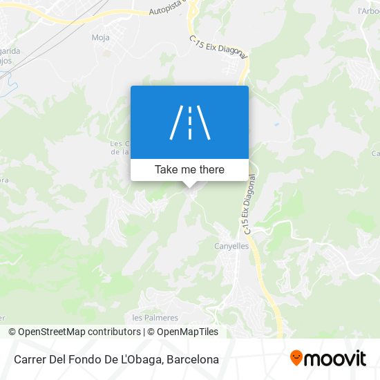 Carrer Del Fondo De L'Obaga map