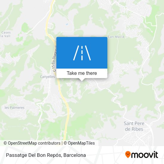 Passatge Del Bon Repós map