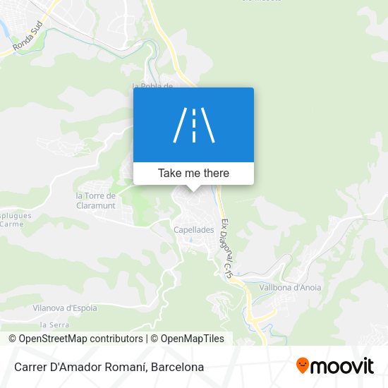 Carrer D'Amador Romaní map