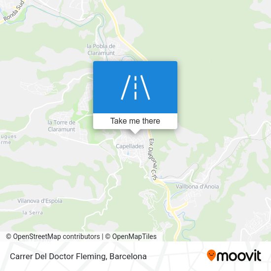Carrer Del Doctor Fleming map