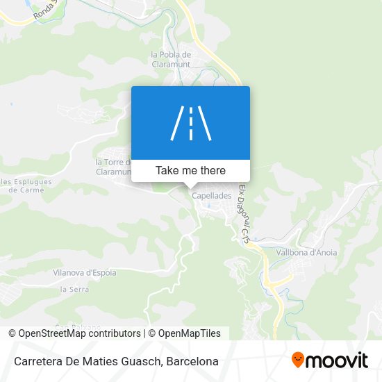 Carretera De Maties Guasch map