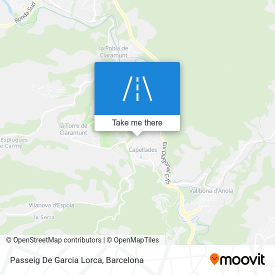 Passeig De Garcia Lorca map
