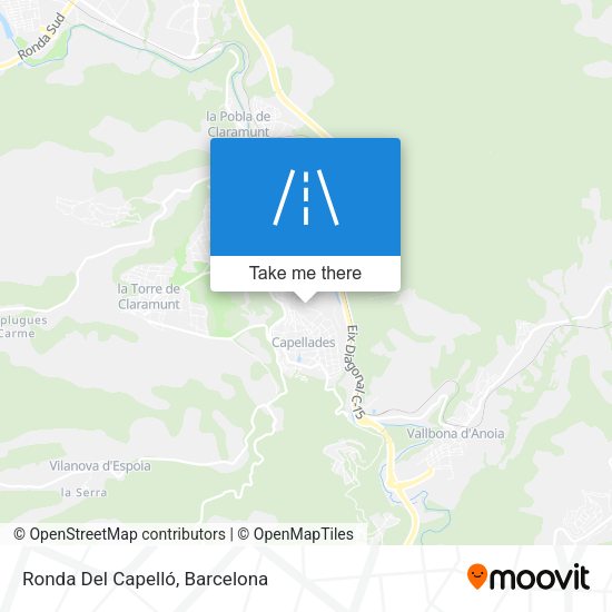 Ronda Del Capelló map
