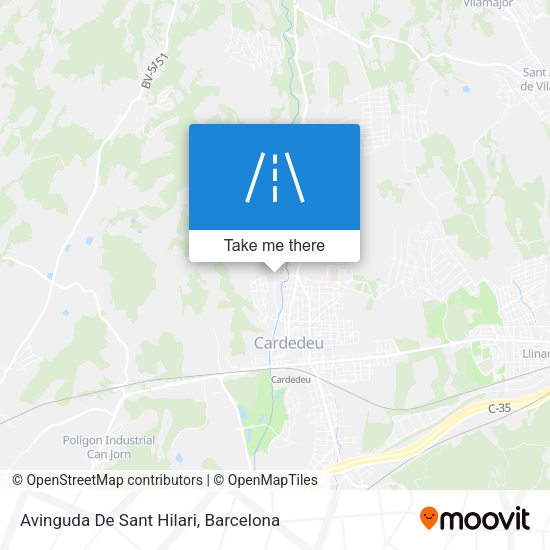 Avinguda De Sant Hilari map