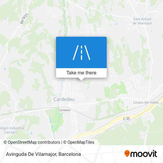 Avinguda De Vilamajor map