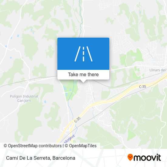 Camí De La Serreta map