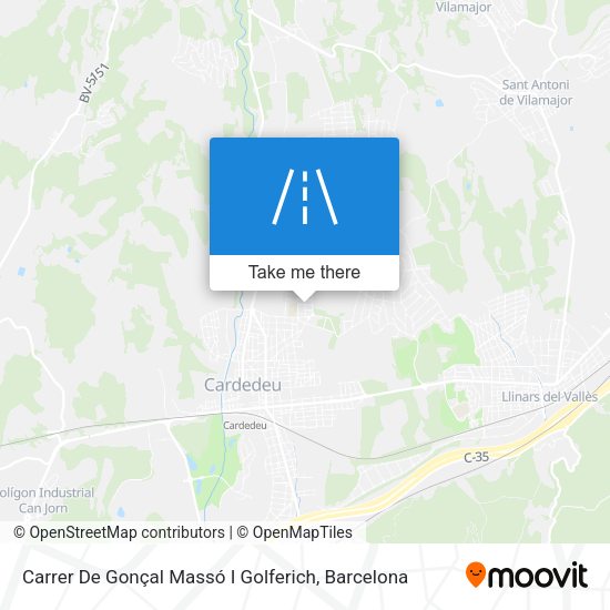Carrer De Gonçal Massó I Golferich map