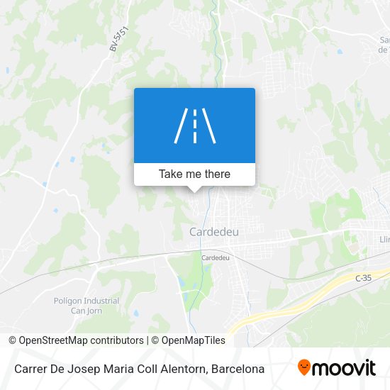 Carrer De Josep Maria Coll Alentorn map
