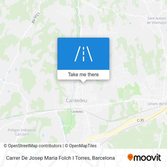 Carrer De Josep Maria Folch I Torres map