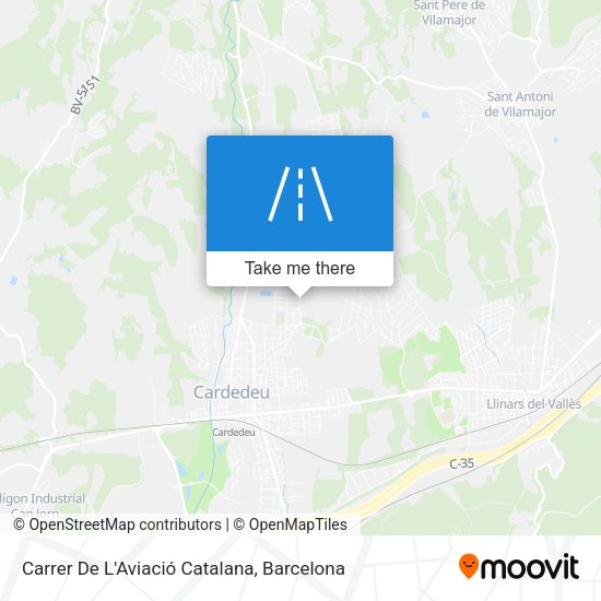 Carrer De L'Aviació Catalana map