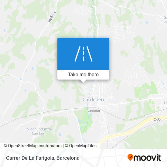 Carrer De La Farigola map