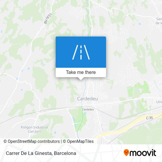 Carrer De La Ginesta map