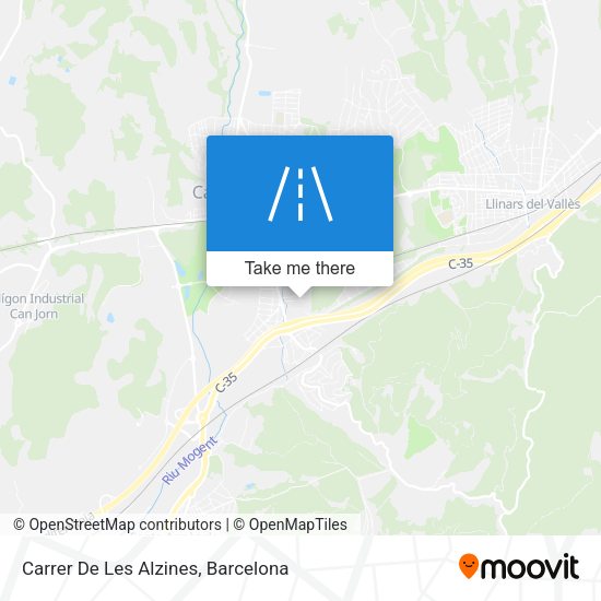 Carrer De Les Alzines map