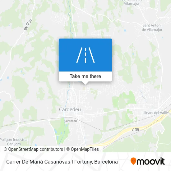 Carrer De Marià Casanovas I Fortuny map