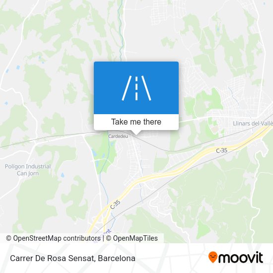 Carrer De Rosa Sensat map