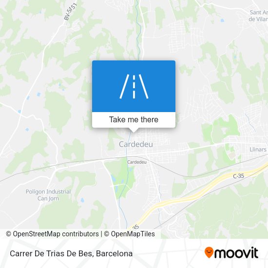 Carrer De Trias De Bes map