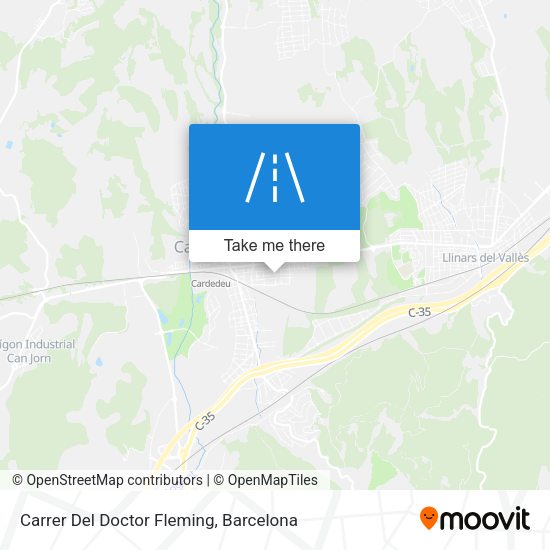 Carrer Del Doctor Fleming map