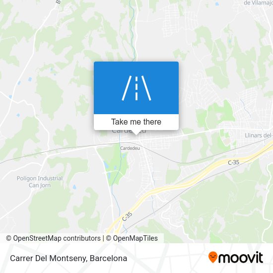 Carrer Del Montseny map