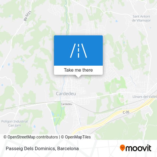 Passeig Dels Dominics map