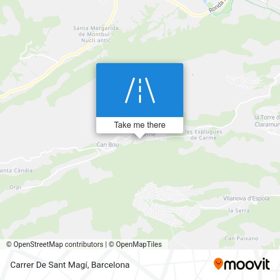 Carrer De Sant Magí map