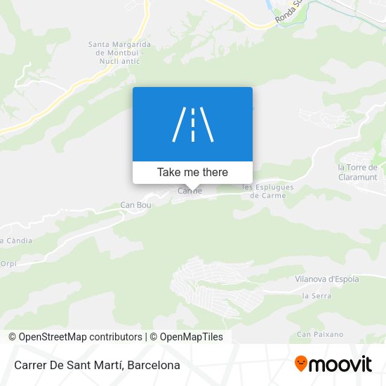 Carrer De Sant Martí map