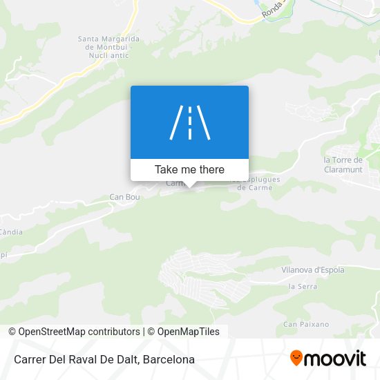 Carrer Del Raval De Dalt map