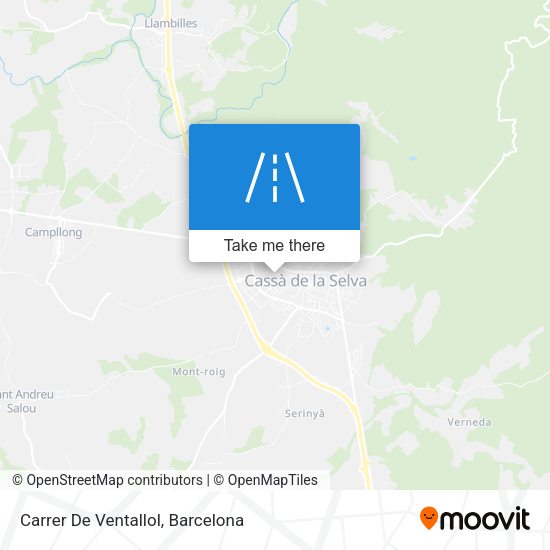 Carrer De Ventallol map