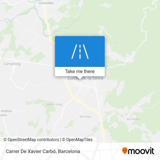 Carrer De Xavier Carbó map