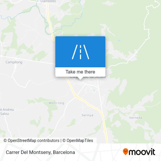Carrer Del Montseny map