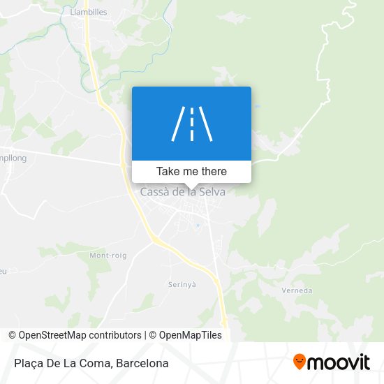 Plaça De La Coma map