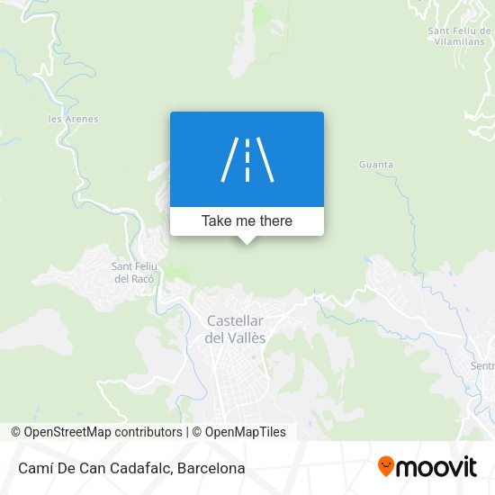 Camí De Can Cadafalc map
