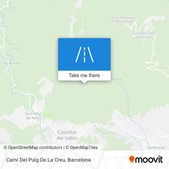 Camí Del Puig De La Creu map