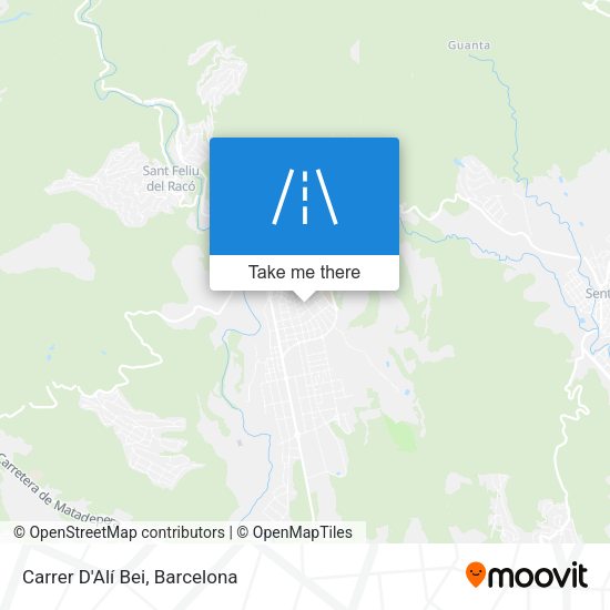 Carrer D'Alí Bei map