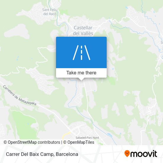 Carrer Del Baix Camp map