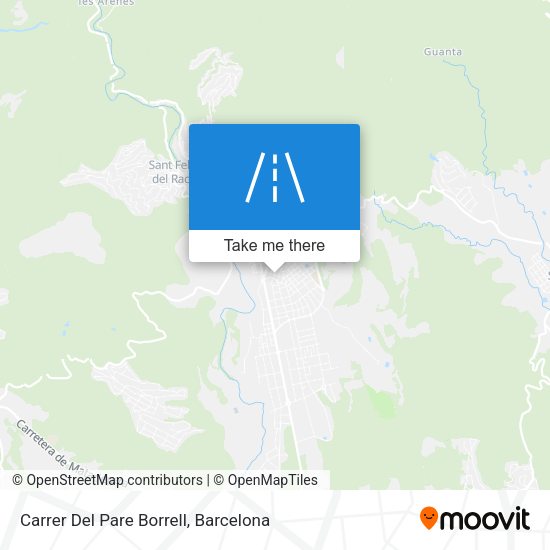 Carrer Del Pare Borrell map