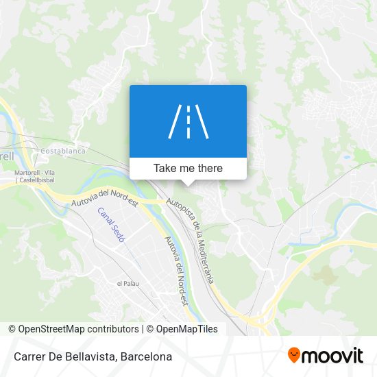 Carrer De Bellavista map