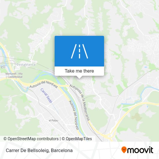 Carrer De Bellsoleig map