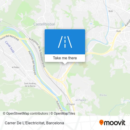 Carrer De L'Electricitat map