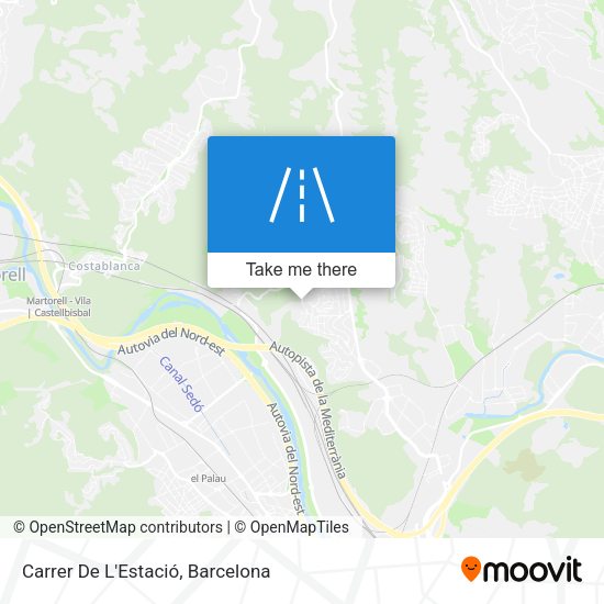 Carrer De L'Estació map