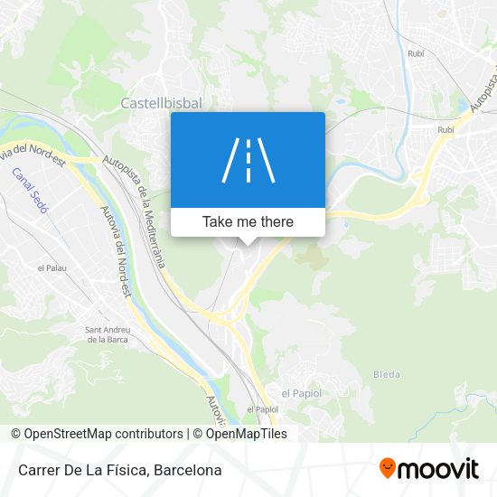 Carrer De La Física map