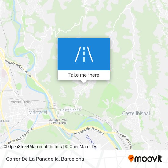 Carrer De La Panadella map