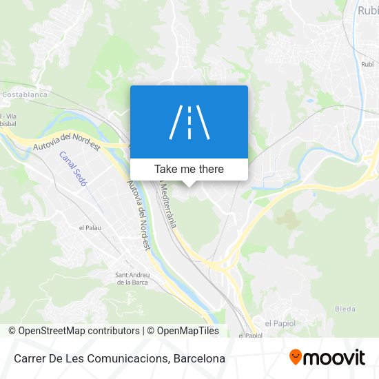 Carrer De Les Comunicacions map