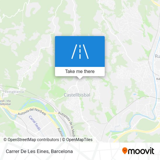 Carrer De Les Eines map