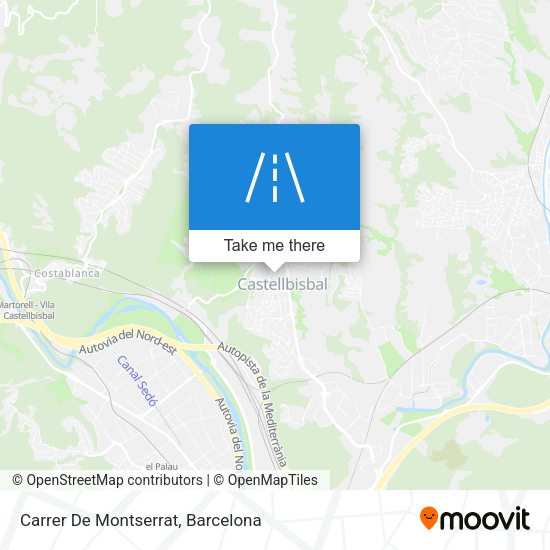 Carrer De Montserrat map