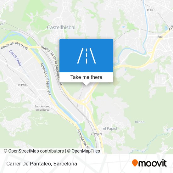 Carrer De Pantaleó map