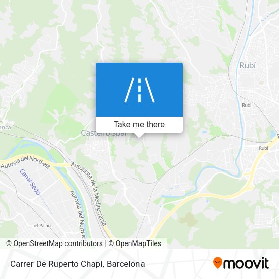 Carrer De Ruperto Chapí map