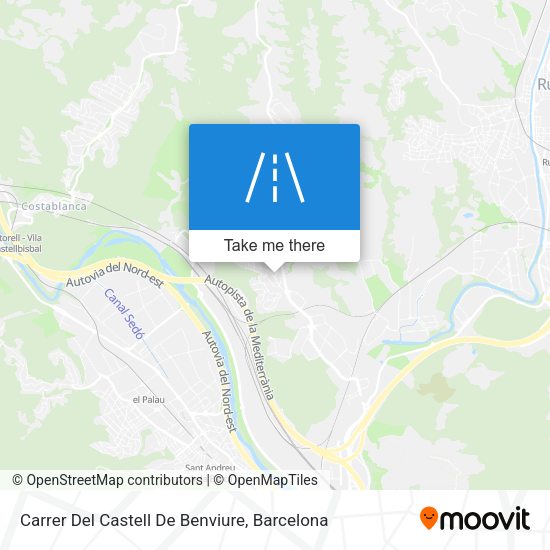 Carrer Del Castell De Benviure map