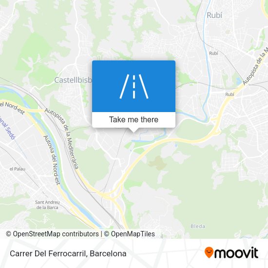 Carrer Del Ferrocarril map