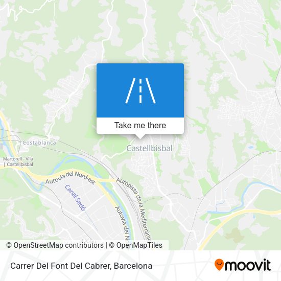 Carrer Del Font Del Cabrer map